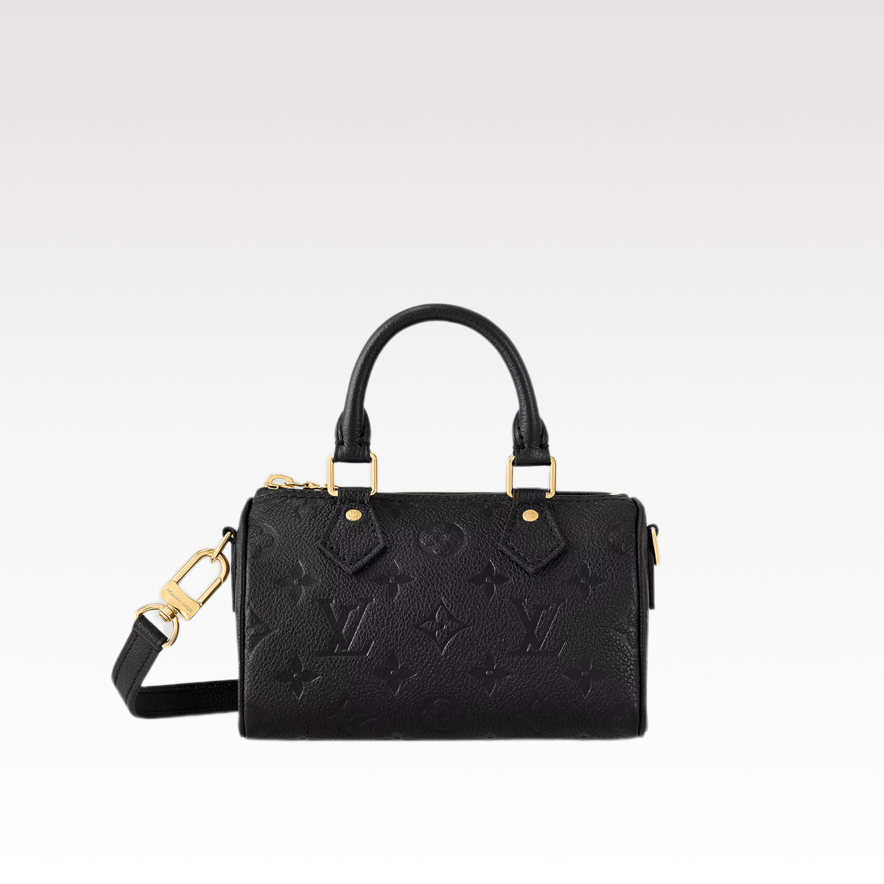 Louis Vuitton Empreinte Monogram Leather Black Nano Speedy- Bag