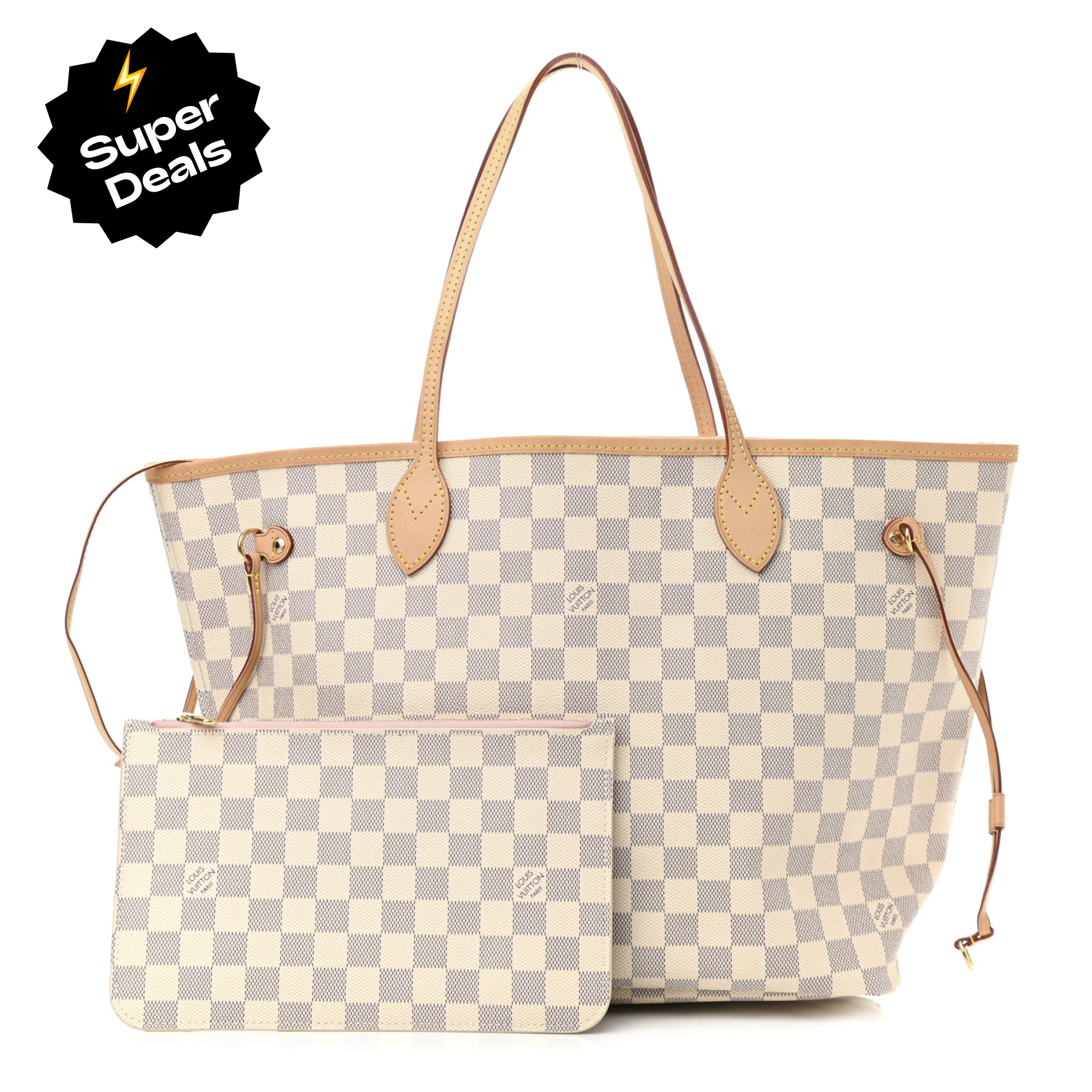 LOUIS VUITTON Damier Azur Neo Neverfull MM - Bag
