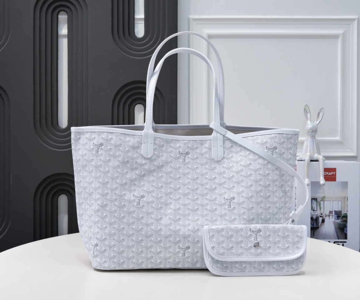 Goyard Saint Louis Bag White - Bag