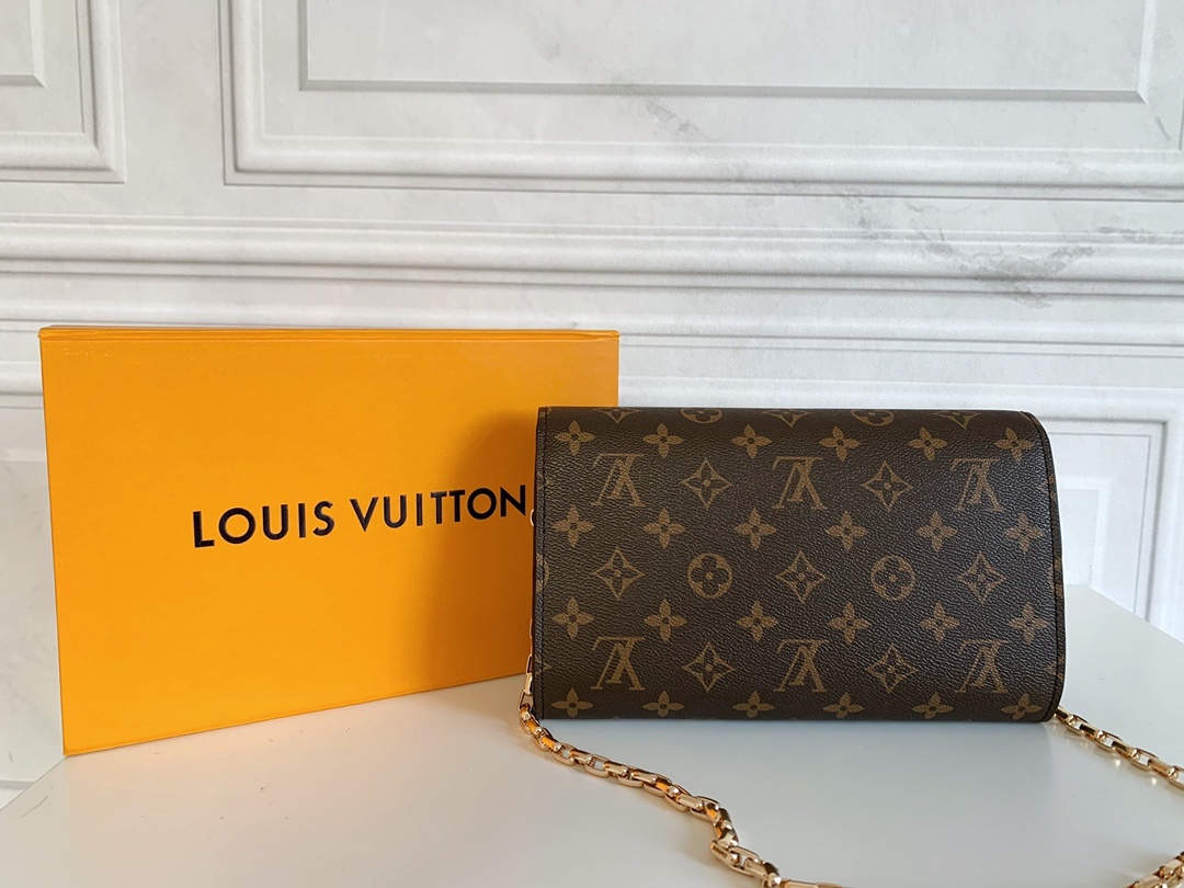 Louis Vuitton Night out Clutch Brown Bag
