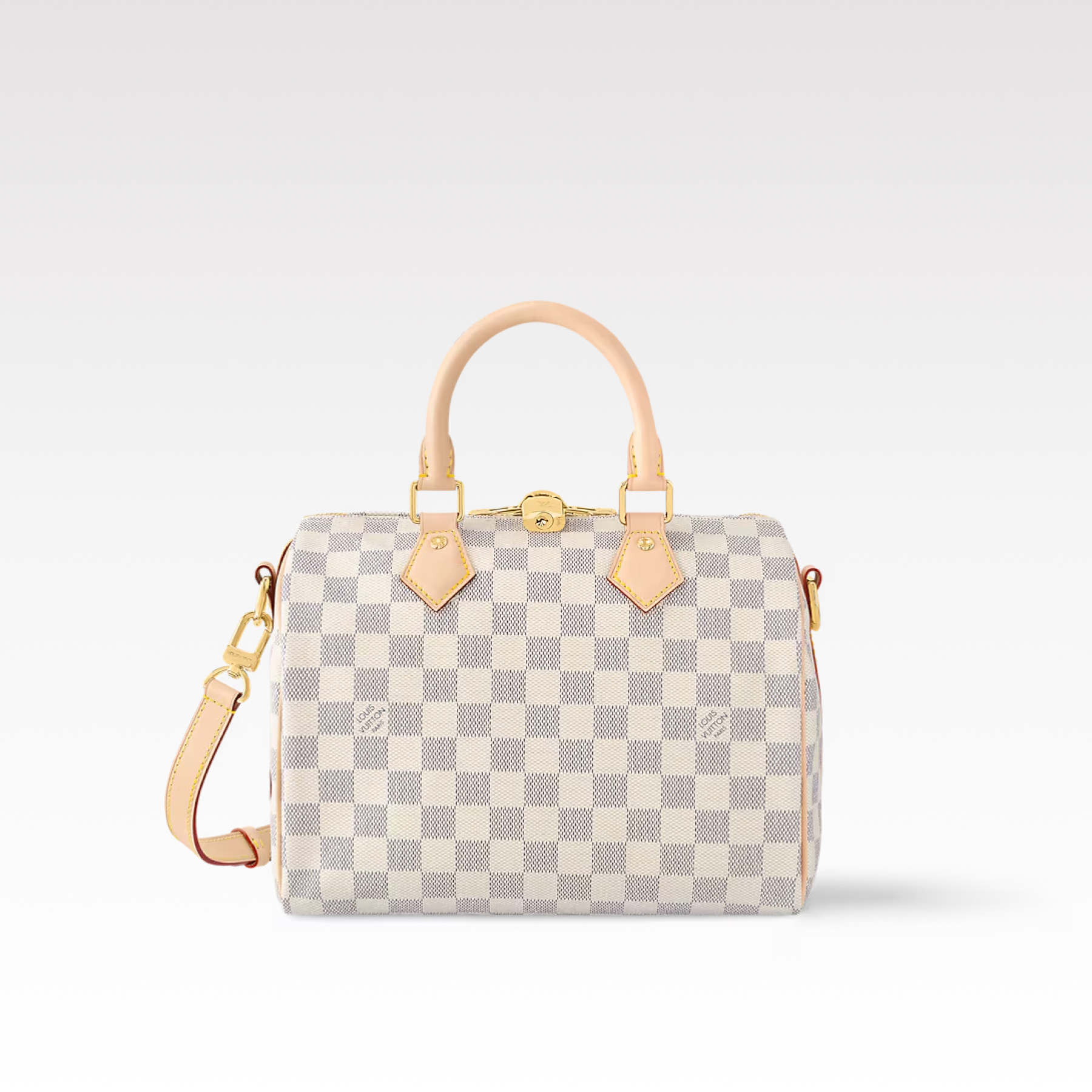 Louis Vuitton Speedy Bandoulière 25 Damier Azur Canvas Women Handbag - Bag