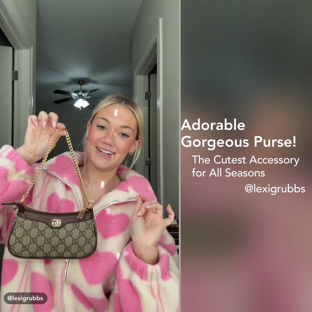 Gucci Ophidia Collection Handbag - Beige And Dark Brown Bag