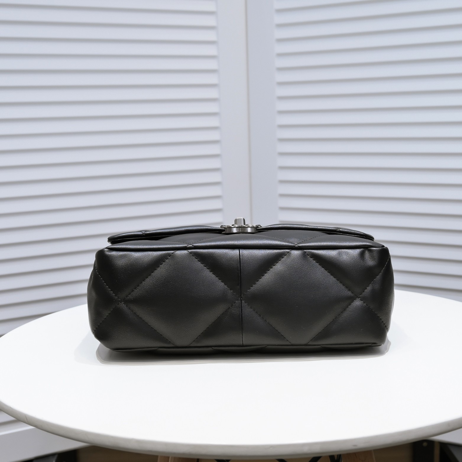 Chanel Calfskin Quilted Large Chanel 19 Flap Black - Bag