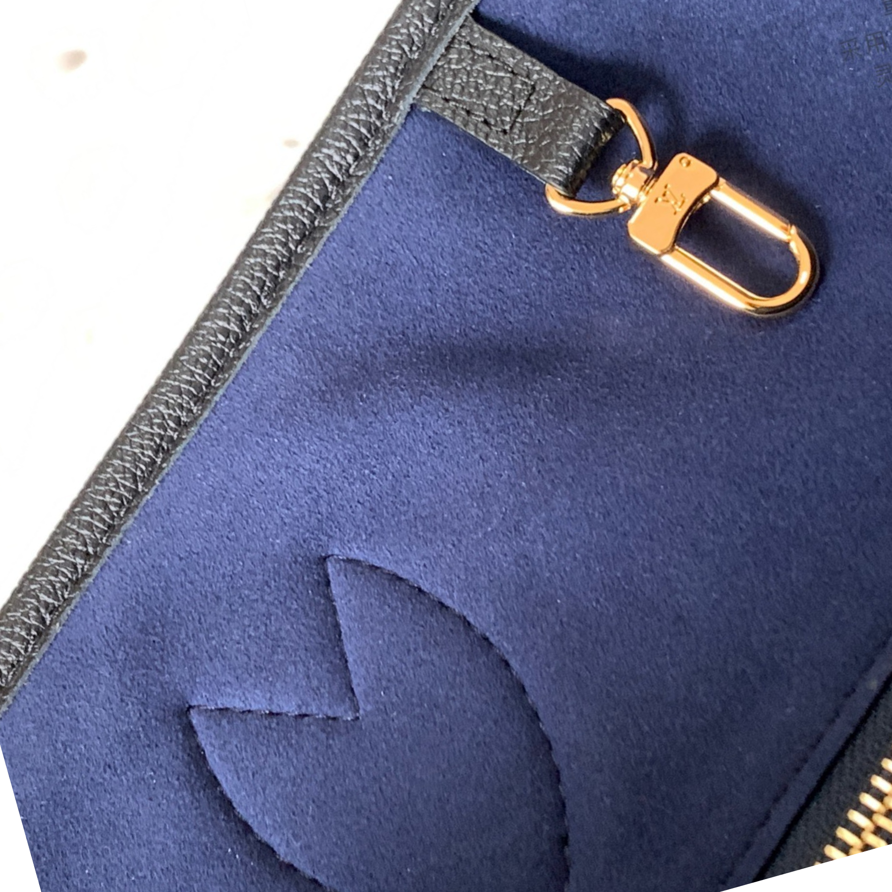 Louis Vuitton Neverfull Black Embossed Medium Handbag