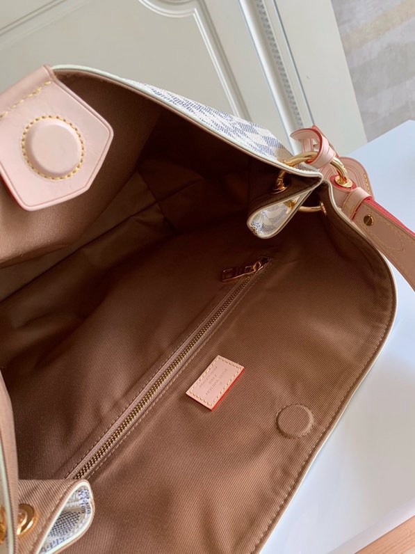 Louis Vuitton Graceful PM Damier Azur Canvas Shoulder Bag