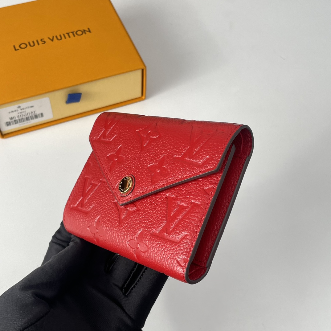 Louis Vuitton LV Victorine Red Wallet