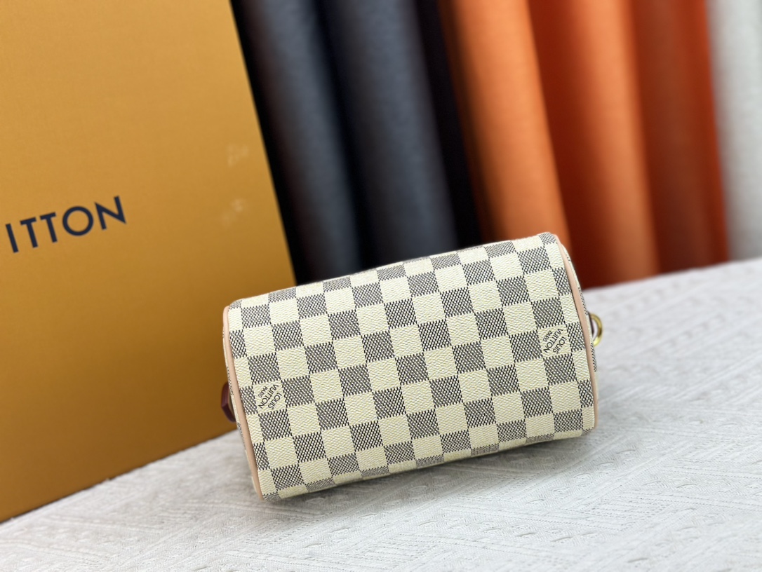 Louis Vuitton Speedy Bandoulière Damier Azur Canvas Women Handbag - Bag