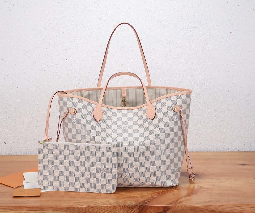 LOUIS VUITTON Damier Azur Neo Neverfull MM - Bag