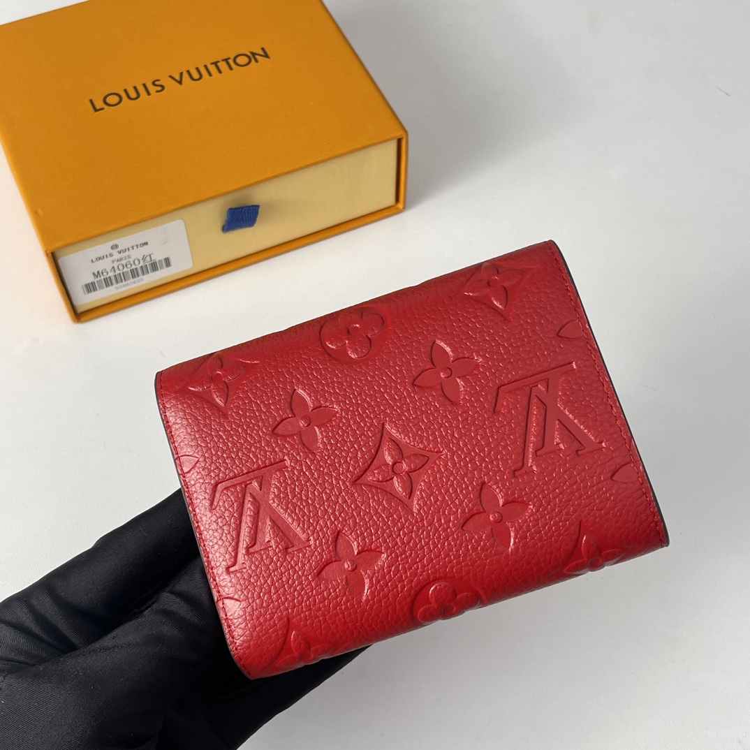 Louis Vuitton LV Victorine Red Wallet