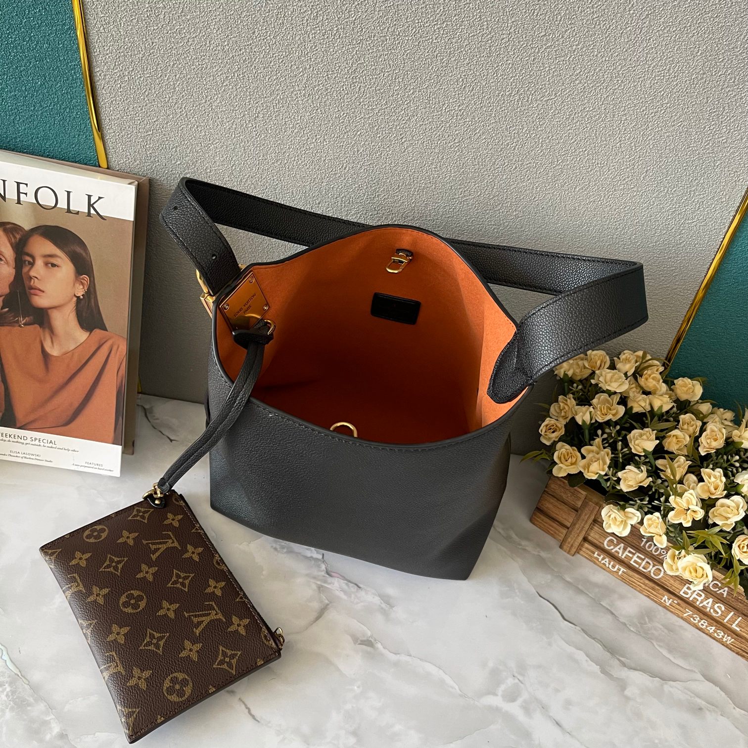 LOUIS VUITTON LV Low Key Hobo PM Bag in Black - Bag