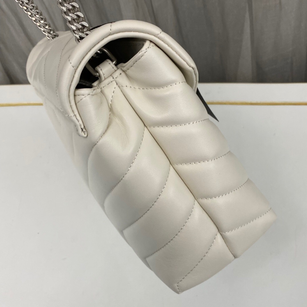 SAINT LAURENT Loulou Small Quilted Leather Shoulder Bag