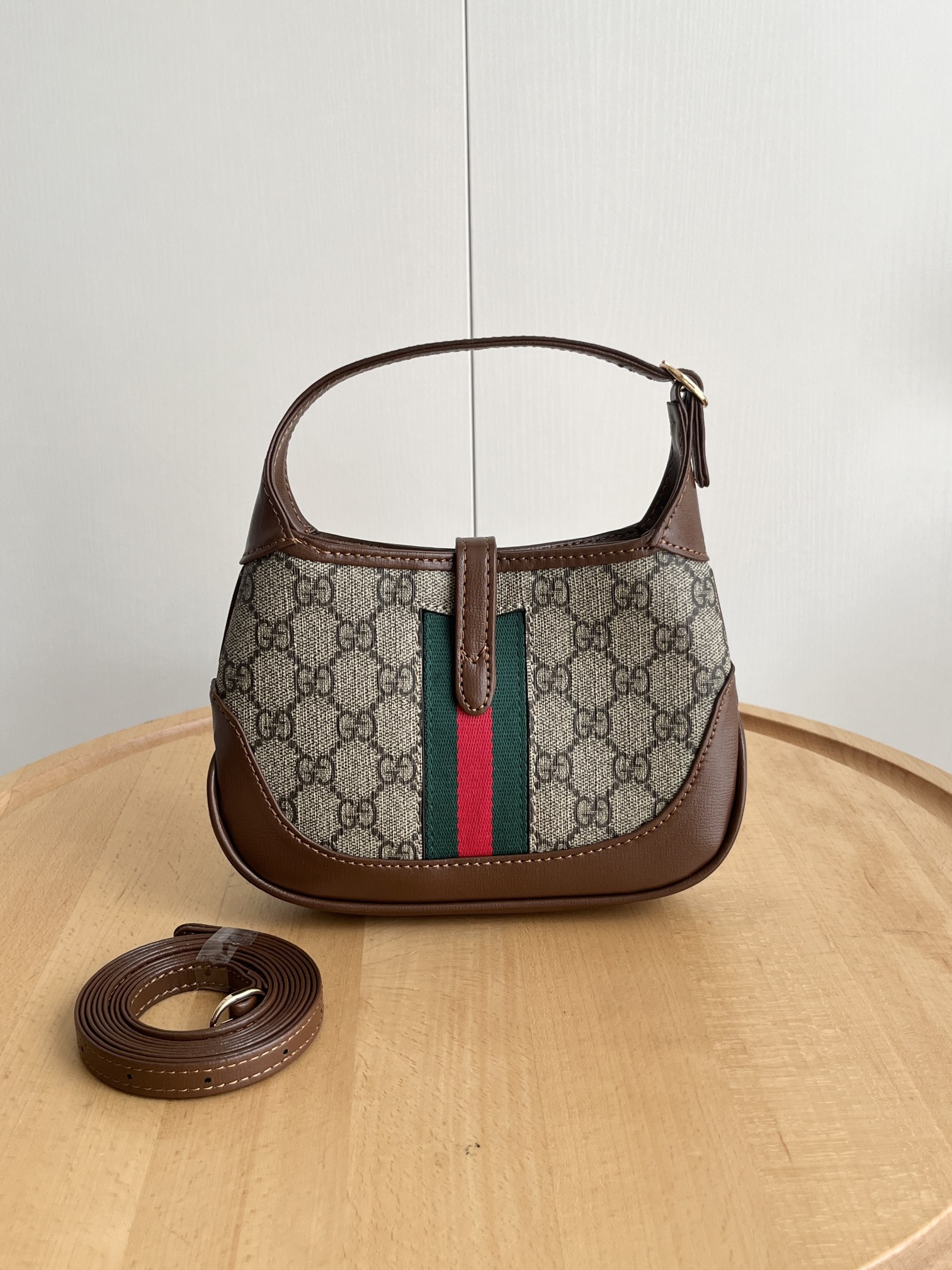 Gucci Jackie 1961 Shoulder Bag Mini GG Beige/Ebony - Bag