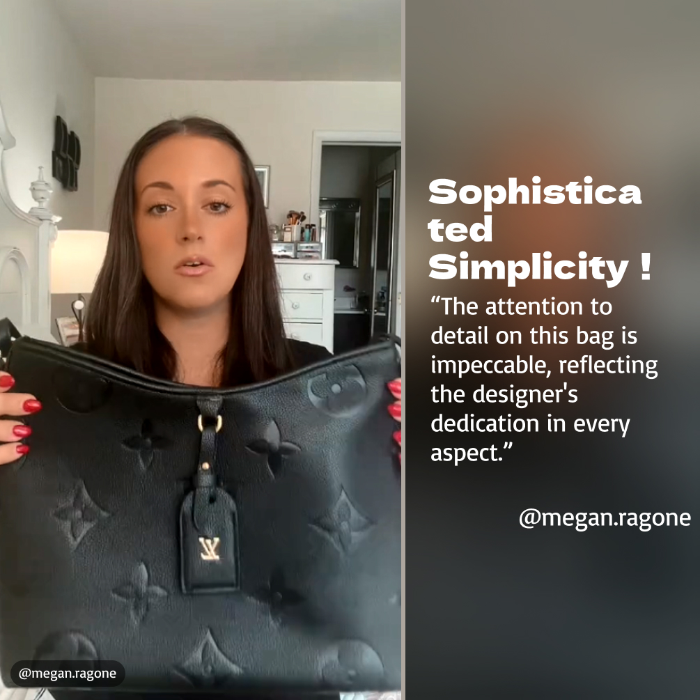 Louis Vuitton LV CarryAll PM - Black Bag