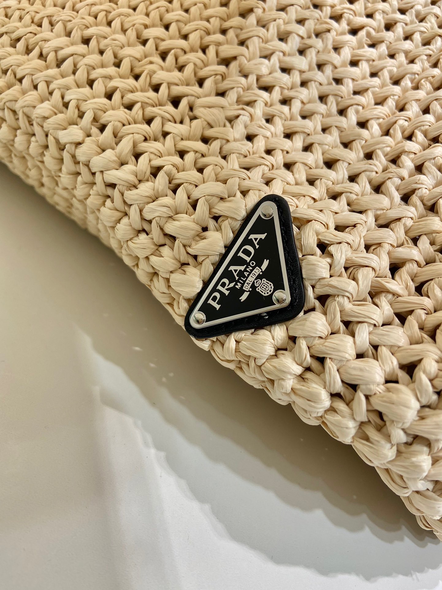 Prada Crochet tote bag Raffia bag