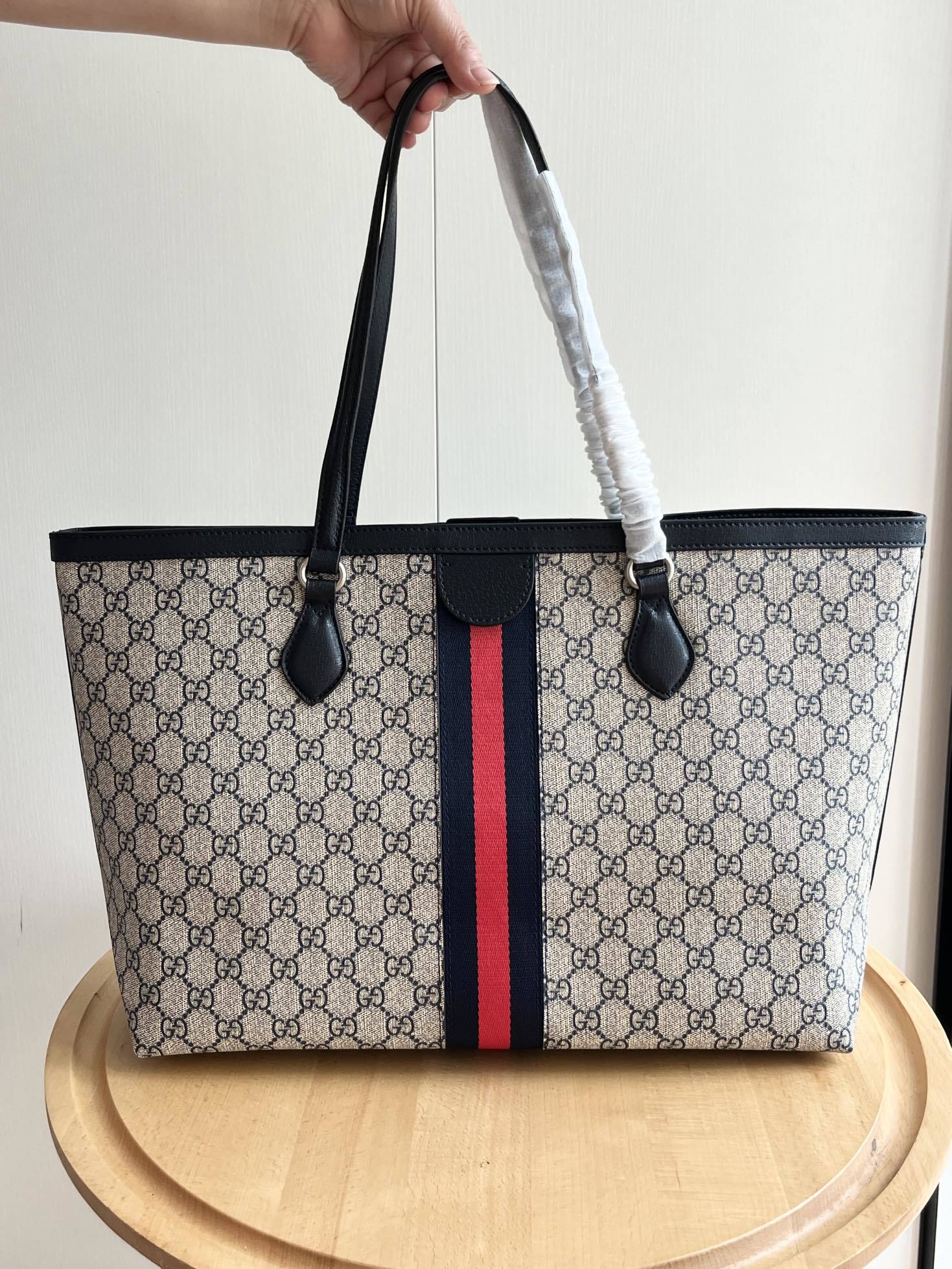 Gucci Ophidia medium tote bag Blue- Bag