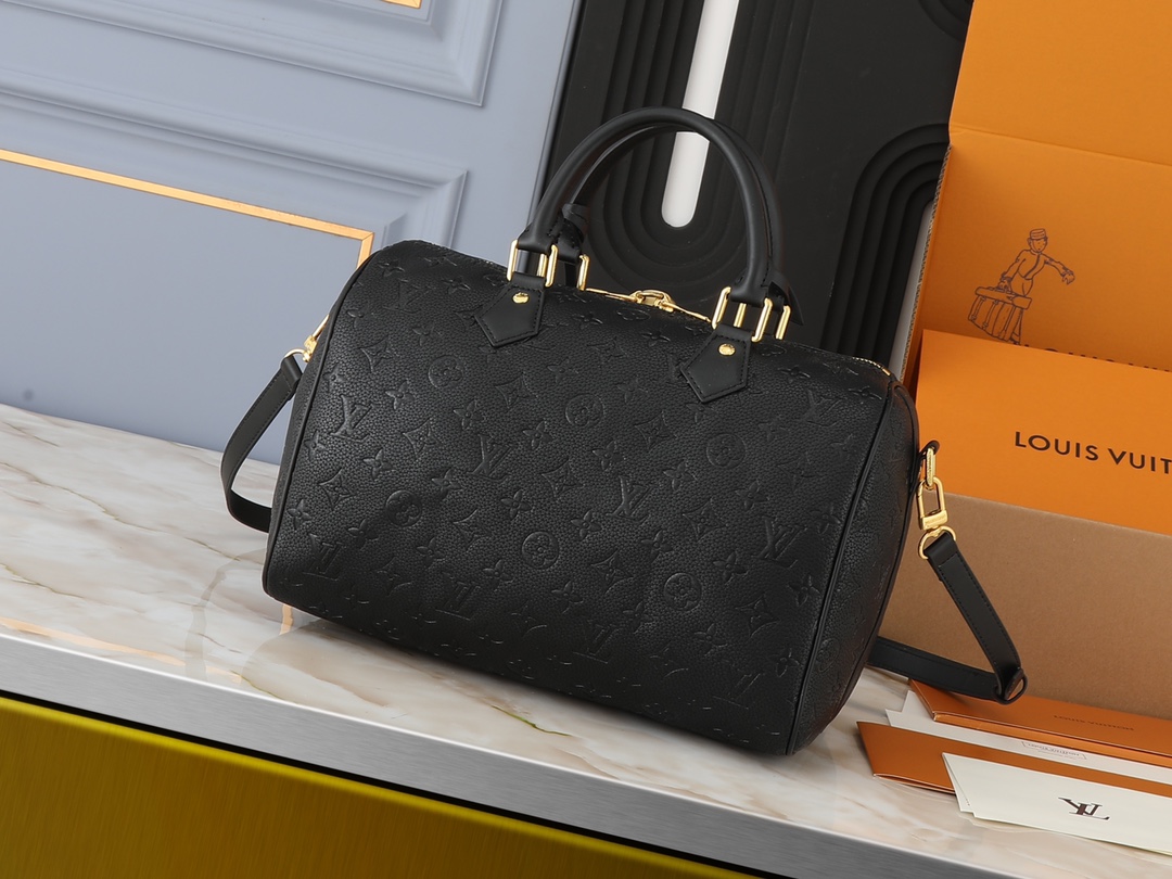 Louis Vuitton Speedy Soft 30 Bag-Black - Bag