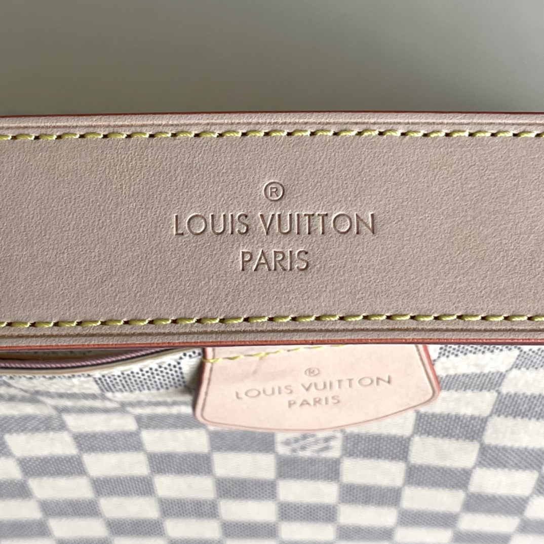 Louis Vuitton Graceful MM Damier Azur Canvas Shoulder Bag