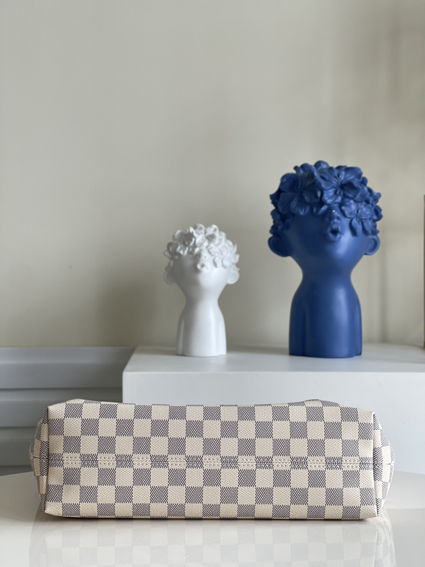 Louis Vuitton Graceful PM Damier Azur Canvas Shoulder Bag