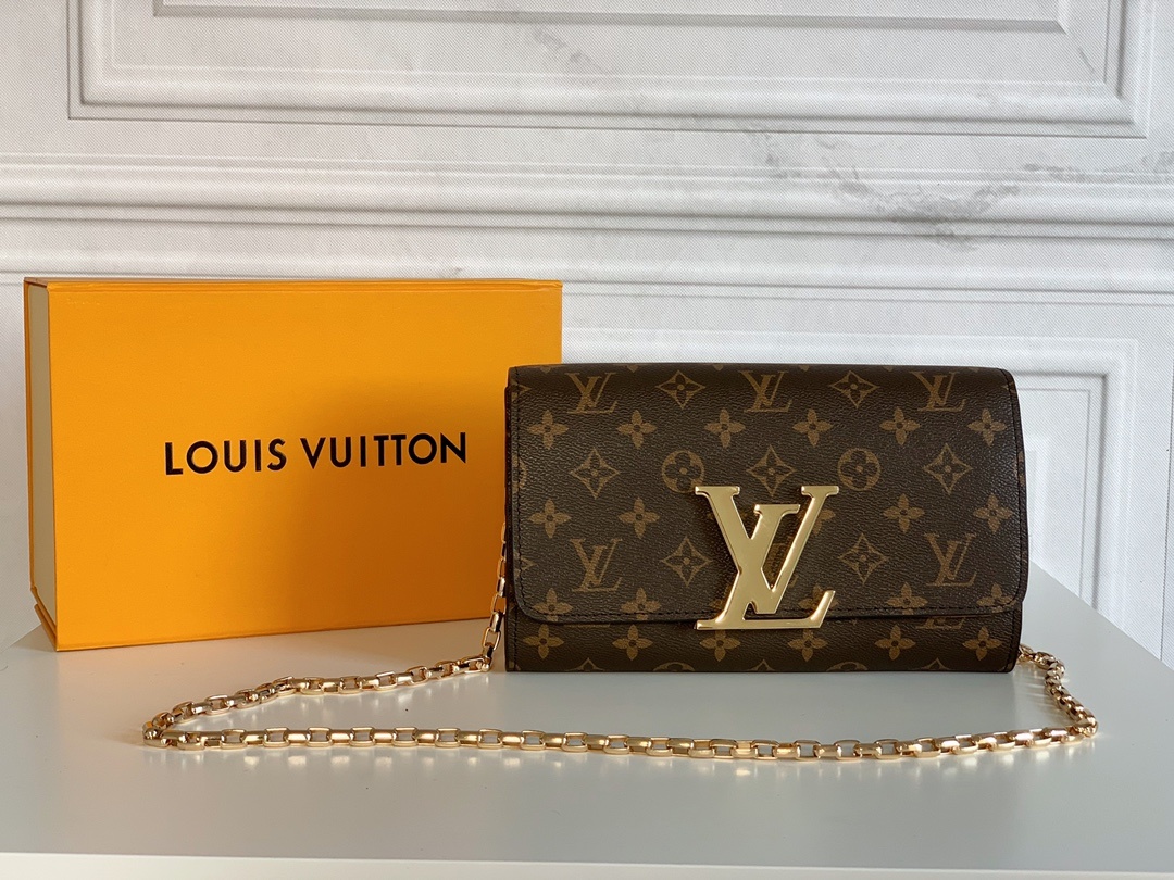 Louis Vuitton Night out Clutch Brown Bag