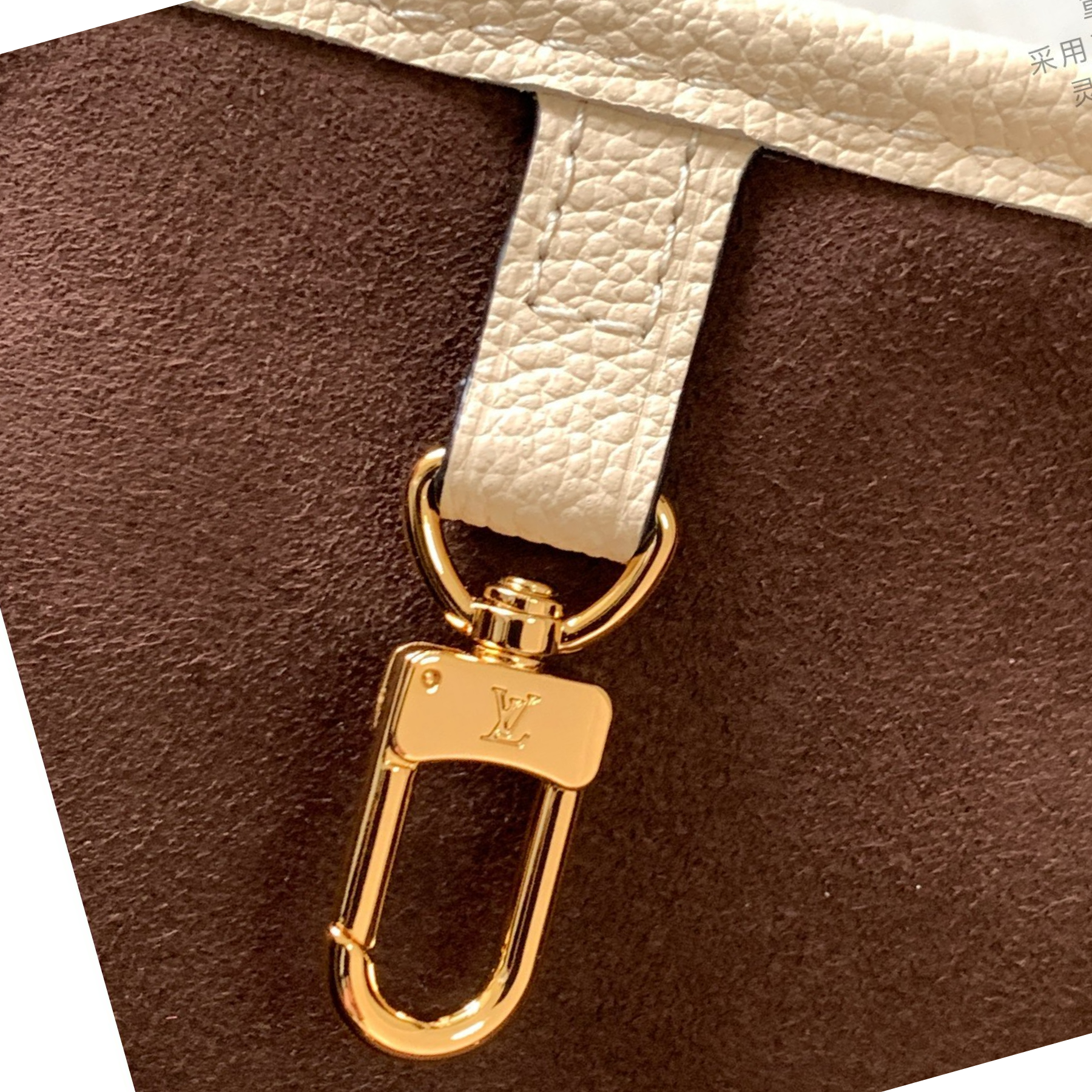 Louis Vuitton Neverfull Full Leather Embossed Medium Handbag