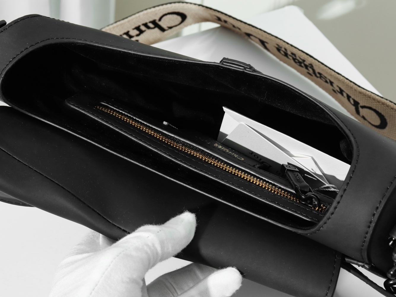 Dior Saddle Black Ultramatte Calfskin Bag