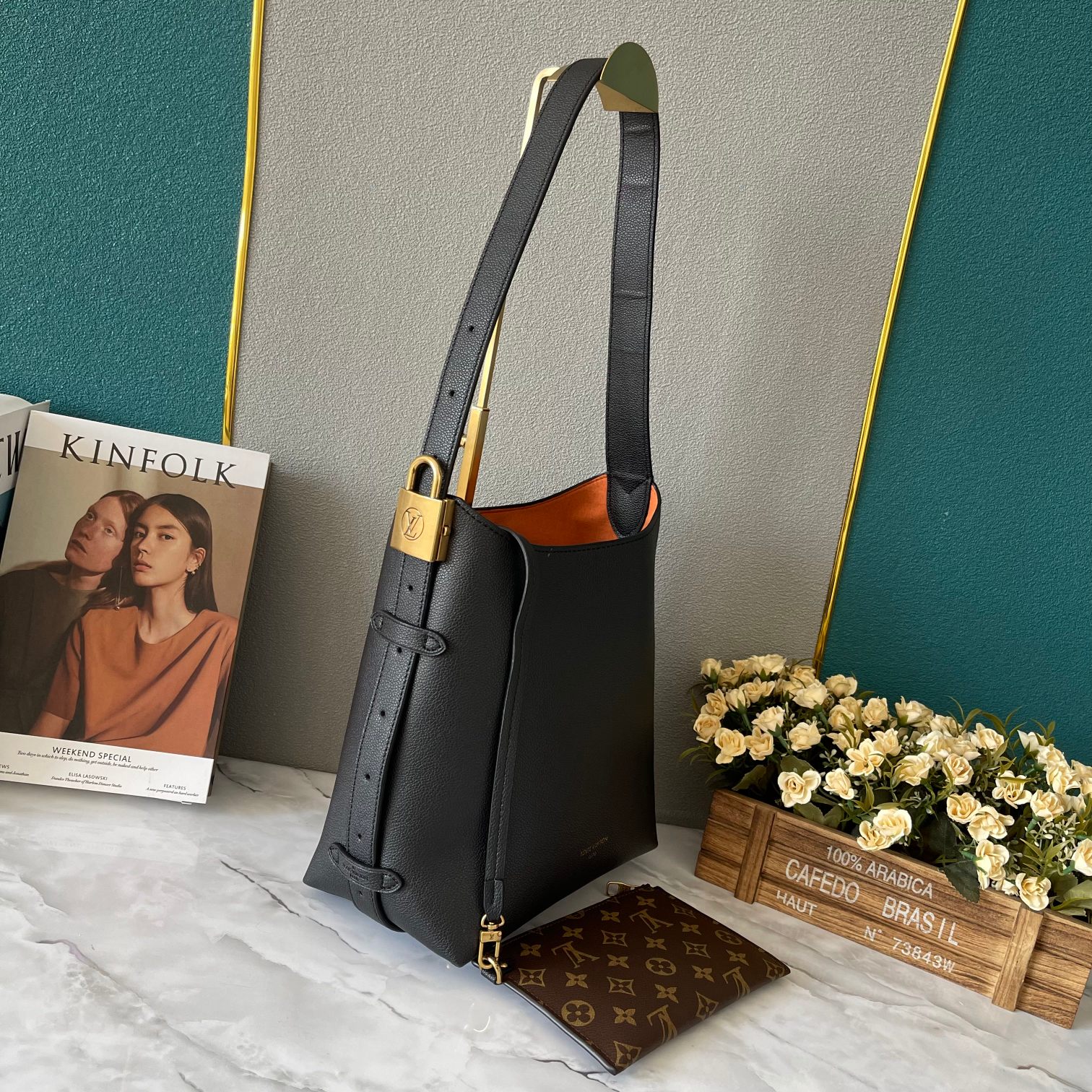 LOUIS VUITTON LV Low Key Hobo PM Bag in Black - Bag