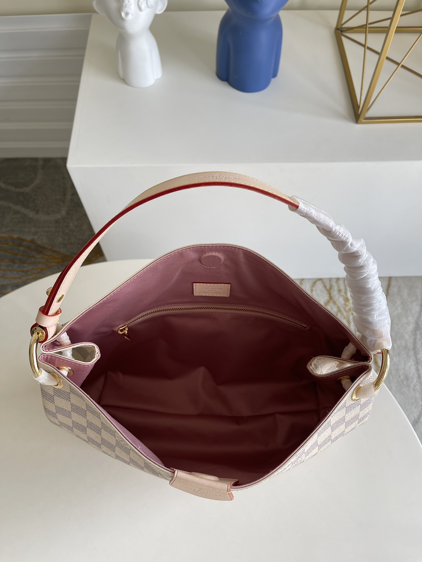 Louis Vuitton Graceful PM Damier Azur Canvas Shoulder Bag