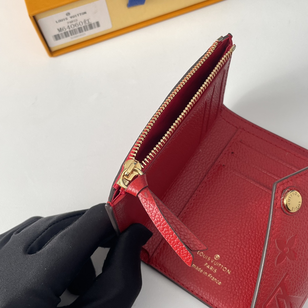 Louis Vuitton LV Victorine Red Wallet