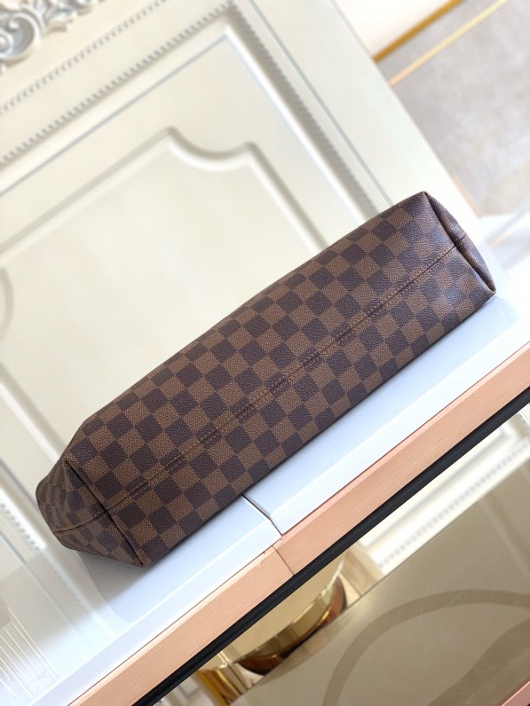 Louis Vuitton Graceful MM Damier Ebene Canvas Shoulder Bag-Ebene Bag