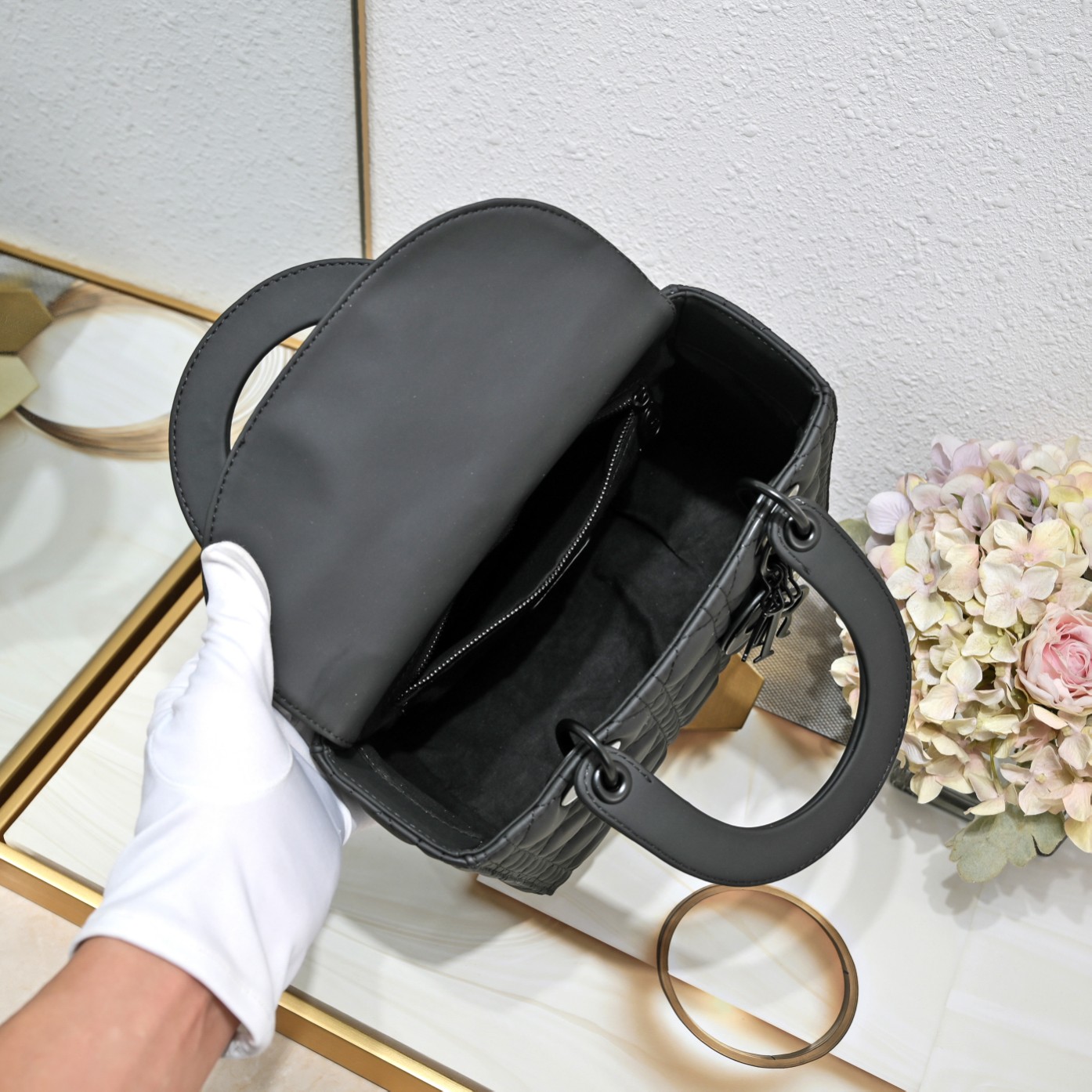 Dior Medium Lady Dior Bag Ultramatte Calfskin - Bag