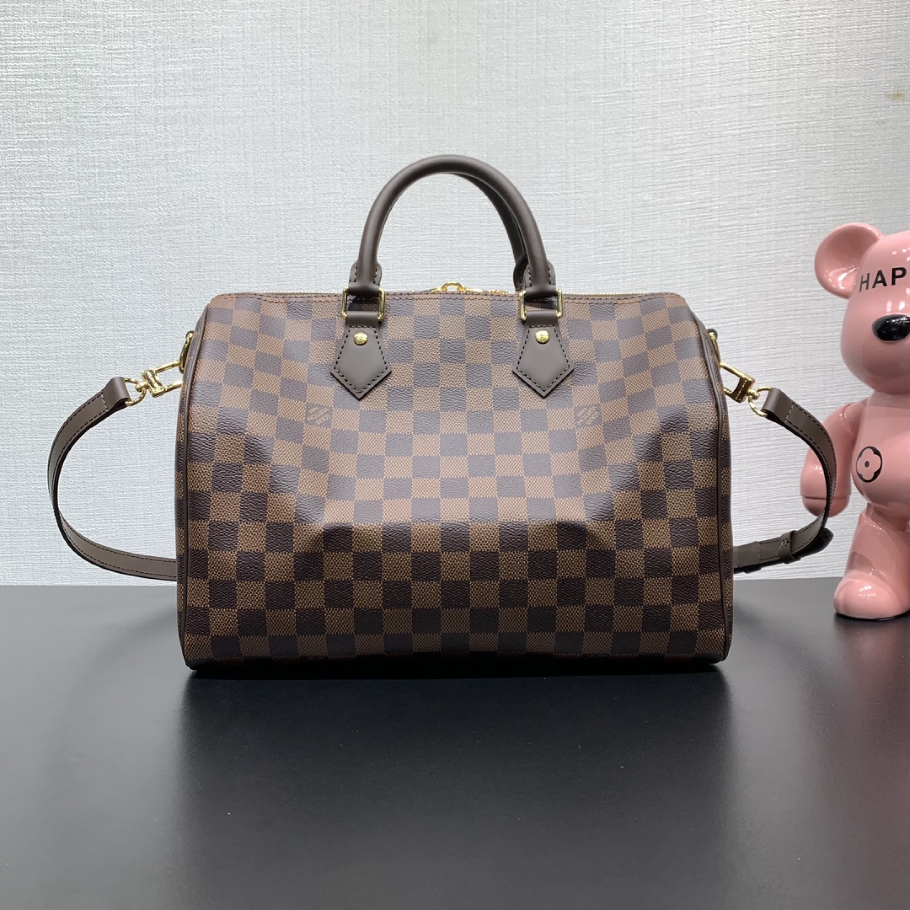 Louis Vuitton Speedy Bandoulière 30 Damier Ebene Women Handbag - Bag