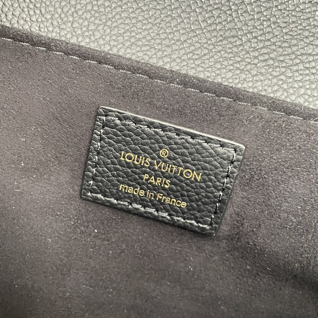 Louis Vuitton Empreinte Monogram Leather Black Pochette Métis East West - Bag