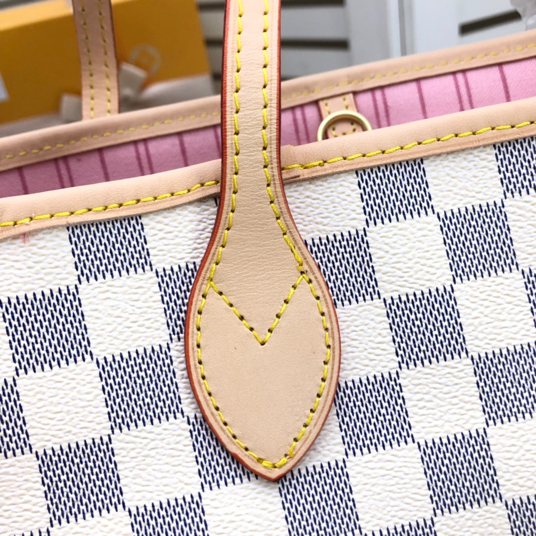 LOUIS VUITTON LV Damier Azur Canvas Neverfull GM - Bag