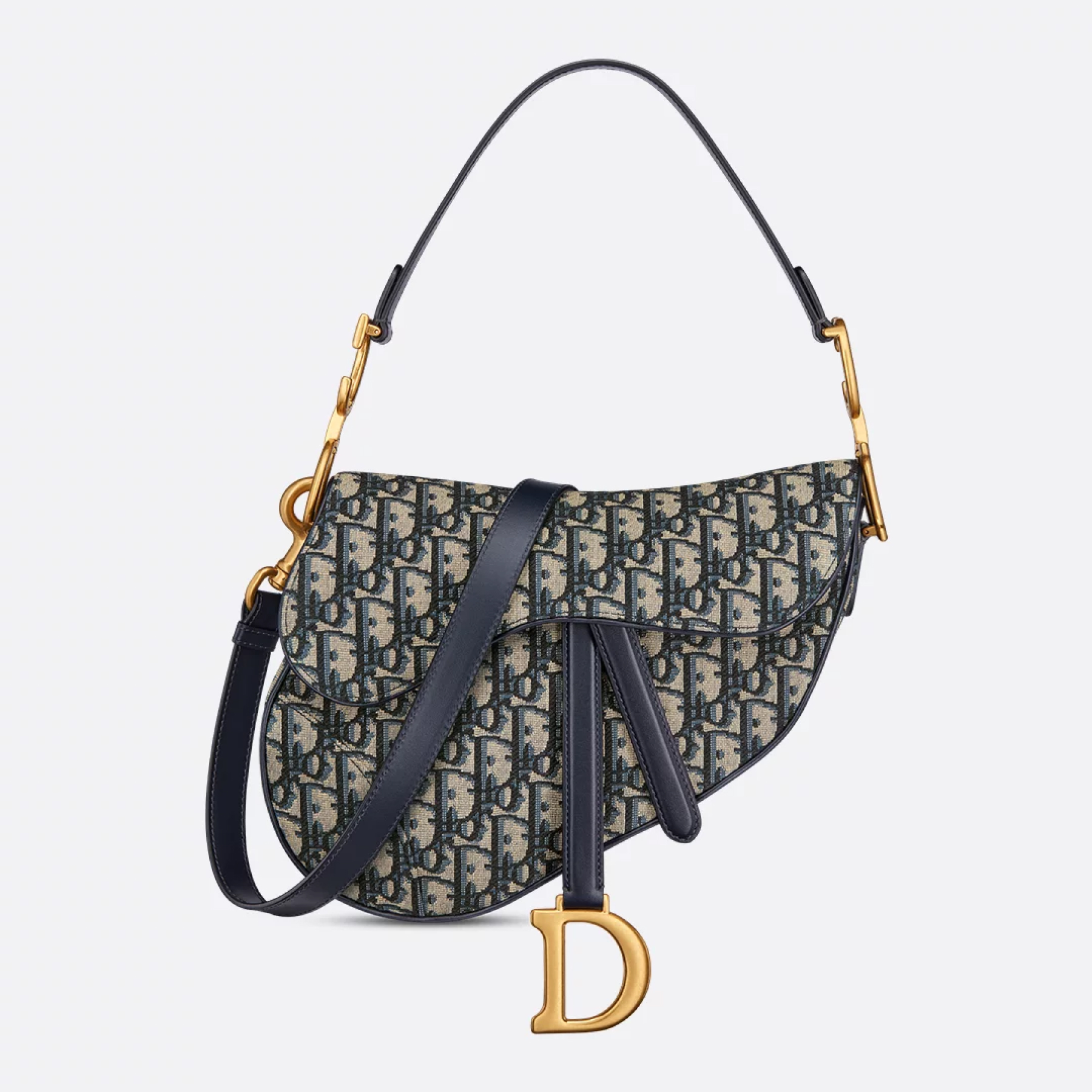 Dior Saddle Handbag Oblique Jacquard Bag