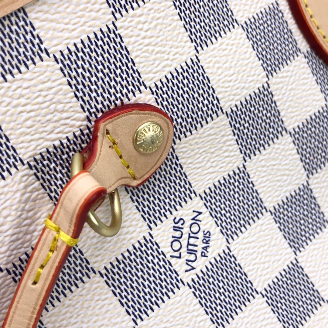 LOUIS VUITTON LV Damier Azur Canvas Neverfull GM - Bag
