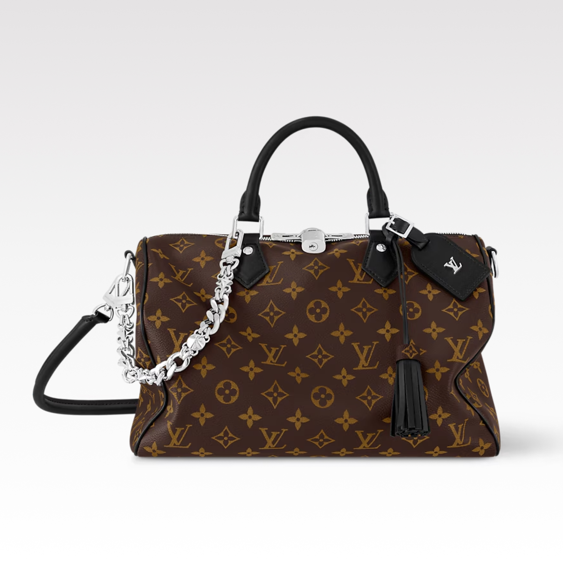 Louis Vuitton Speedy Soft 30 Boho Black Handbag