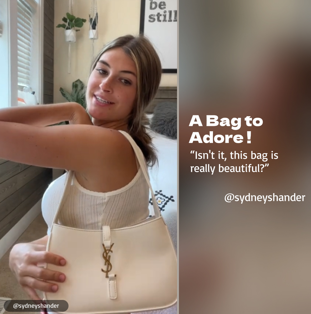 SAINT LAURENT YSL Croc-Embossed Le 5 à 7 Hobo Bag