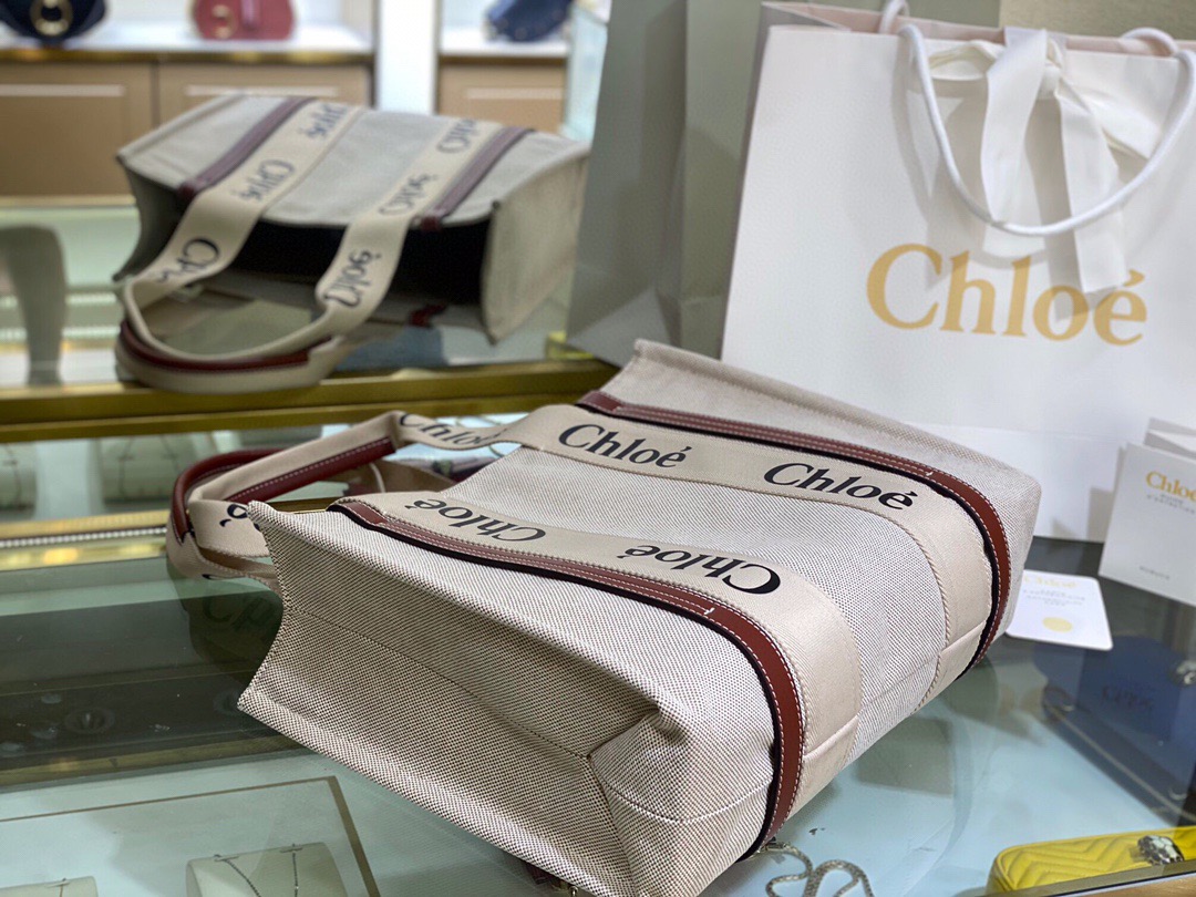Chloe Woody tote bag Medium Size - Bag