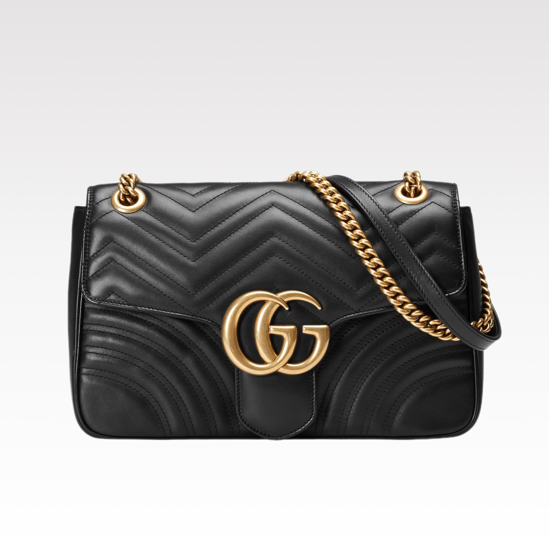 Gucci GG Marmont Small Shoulder Bag Black - Bag
