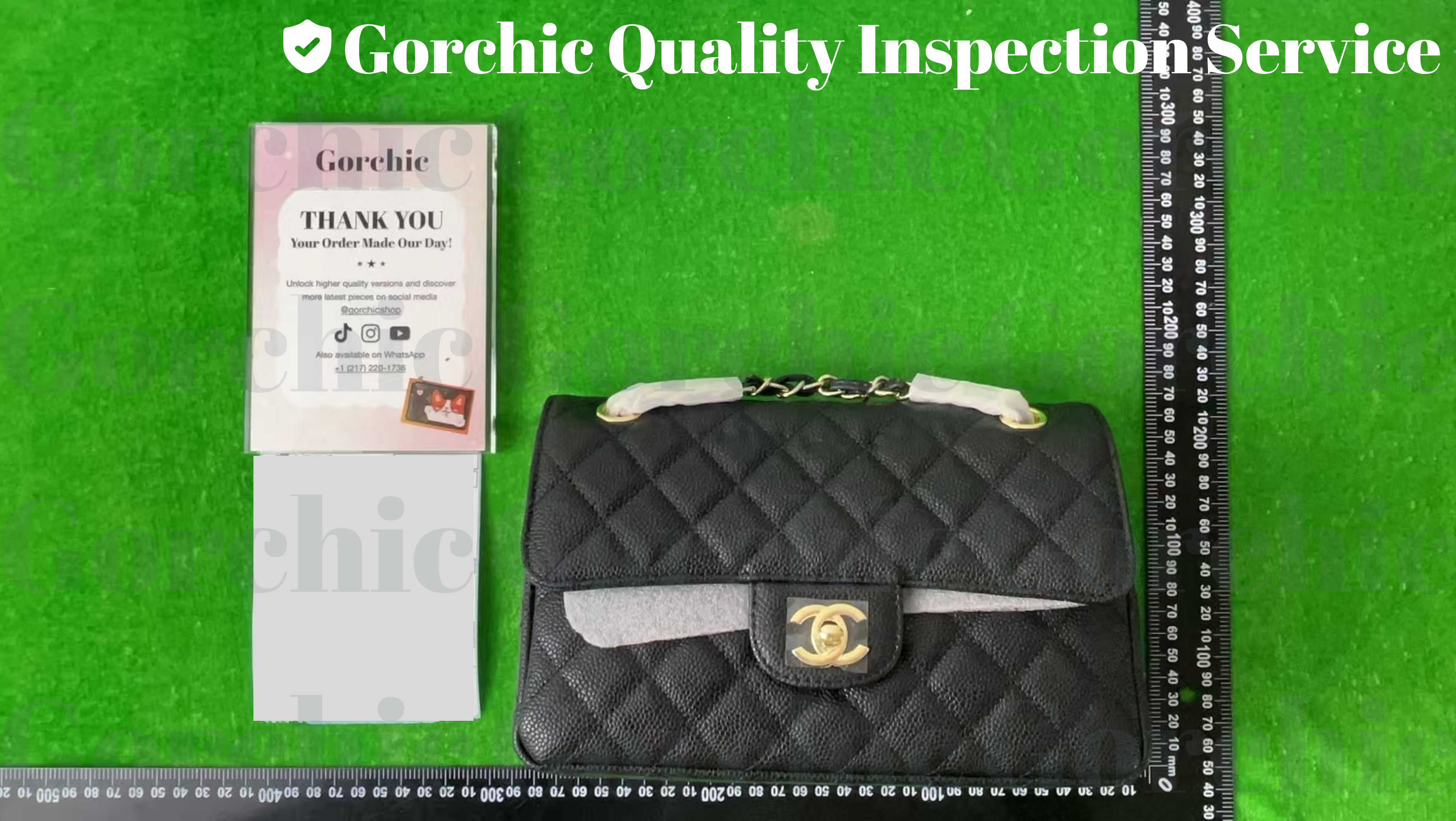 Chanel Classic Flag Bag Small Classic Double Flap Black Caviar Gold Hardware - Bag