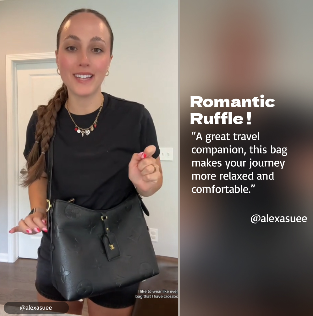 Louis Vuitton LV CarryAll PM - Black Bag