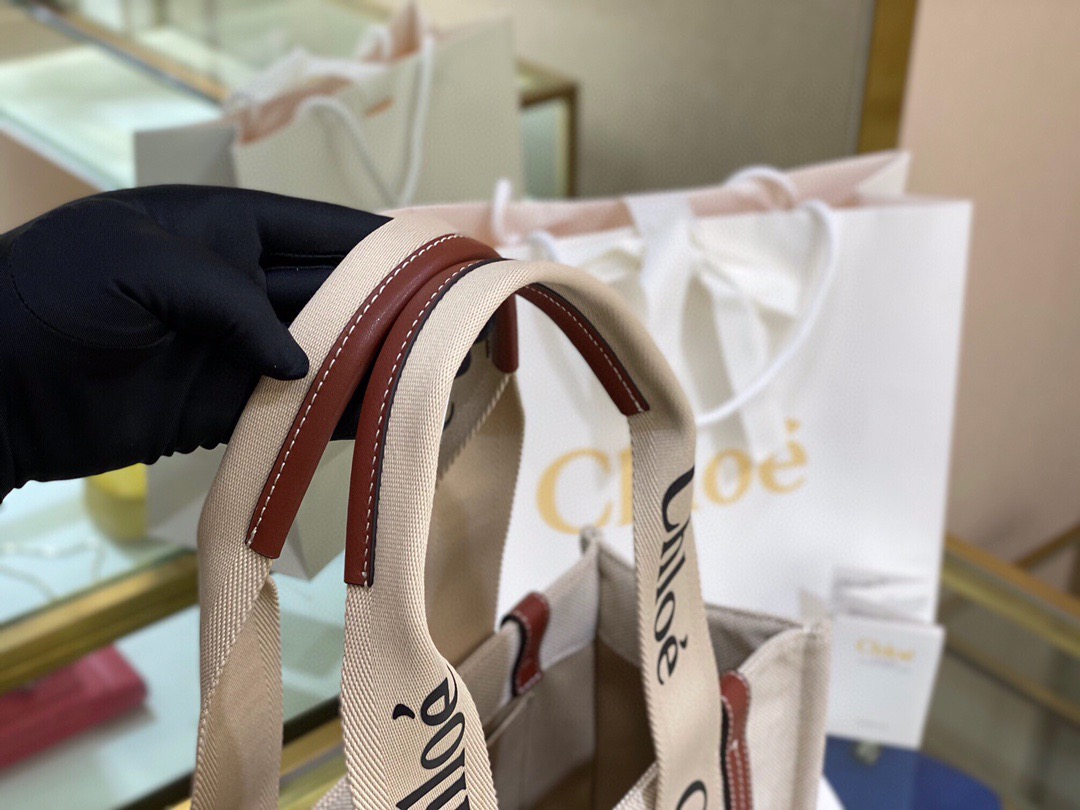 Chloe Woody tote bag Medium Size - Bag