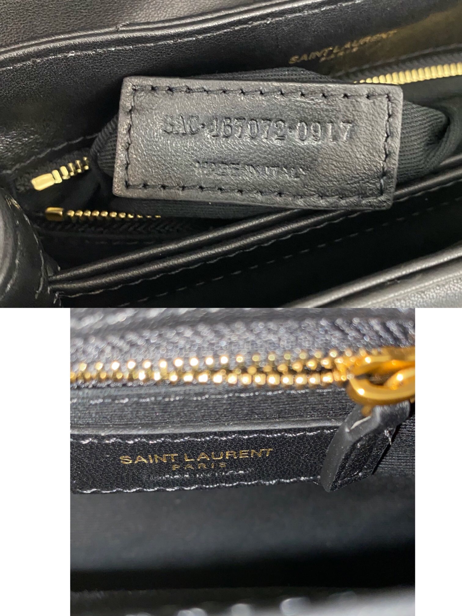 SAINT LAURENT Loulou Toy quilted leather shoulder bag black - Bag