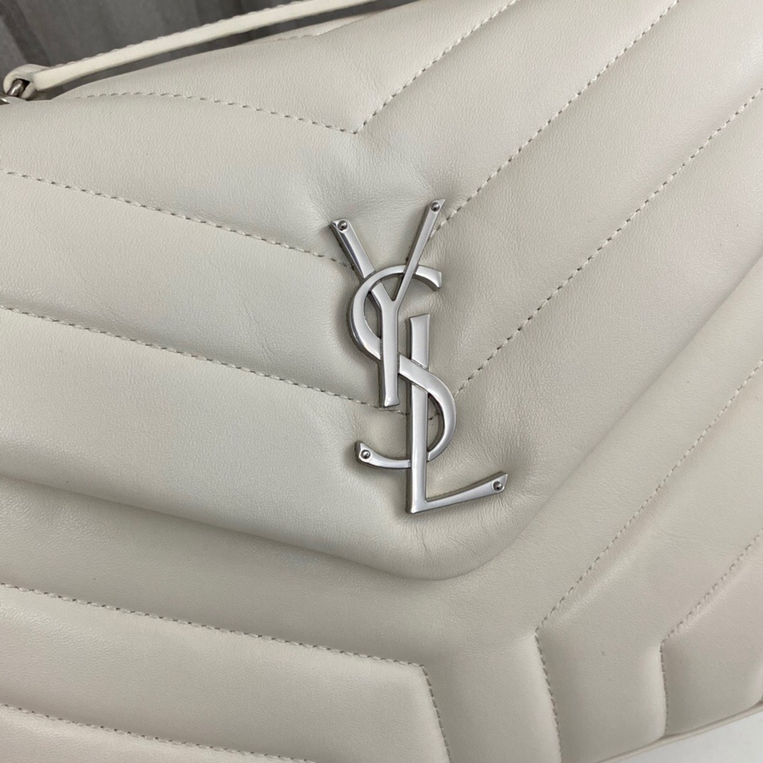 SAINT LAURENT Loulou Small Quilted Leather Shoulder Bag