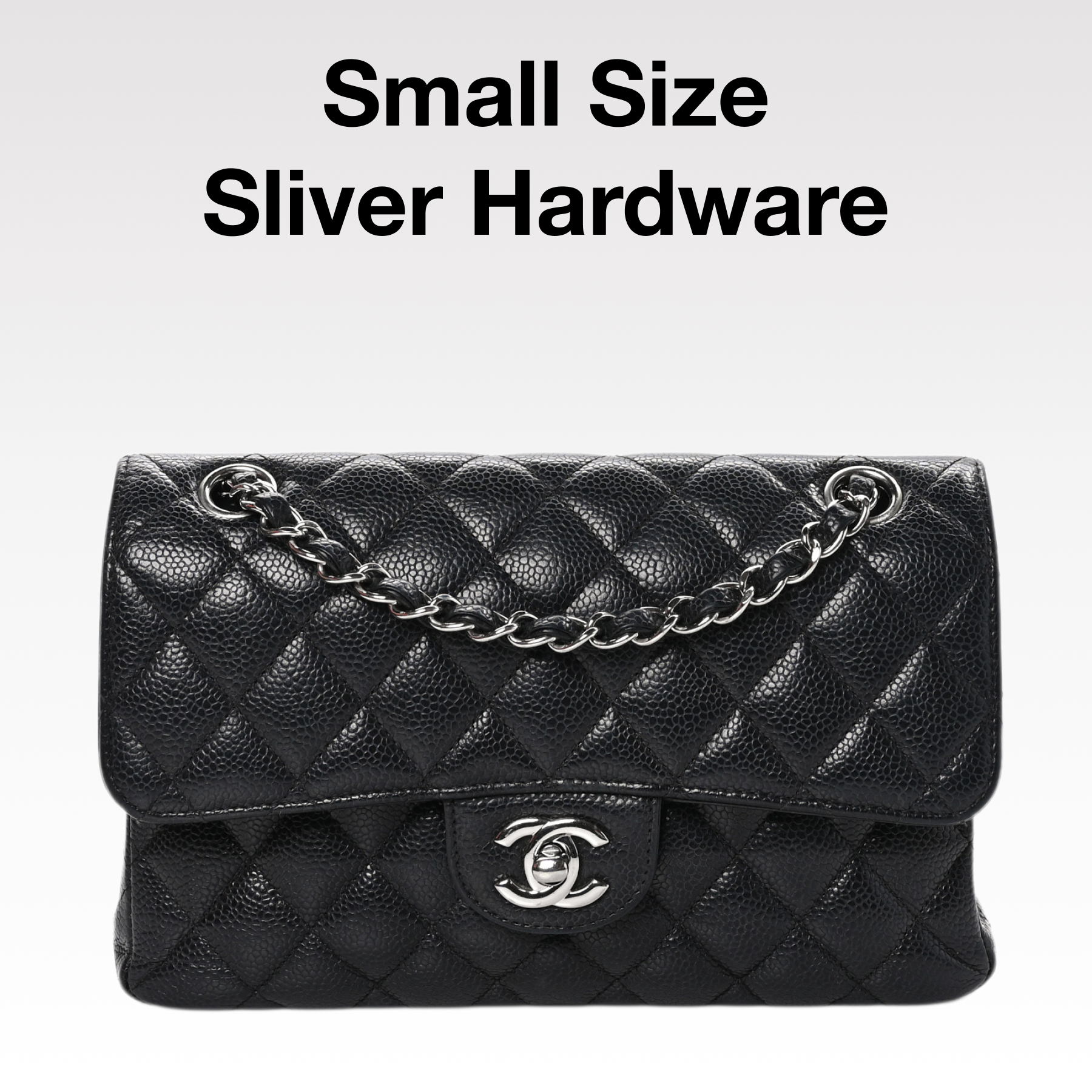 Chanel Classic Flag Bag Jumbo Classic Double Flap Bag Black Caviar Gold Hardware - Bag