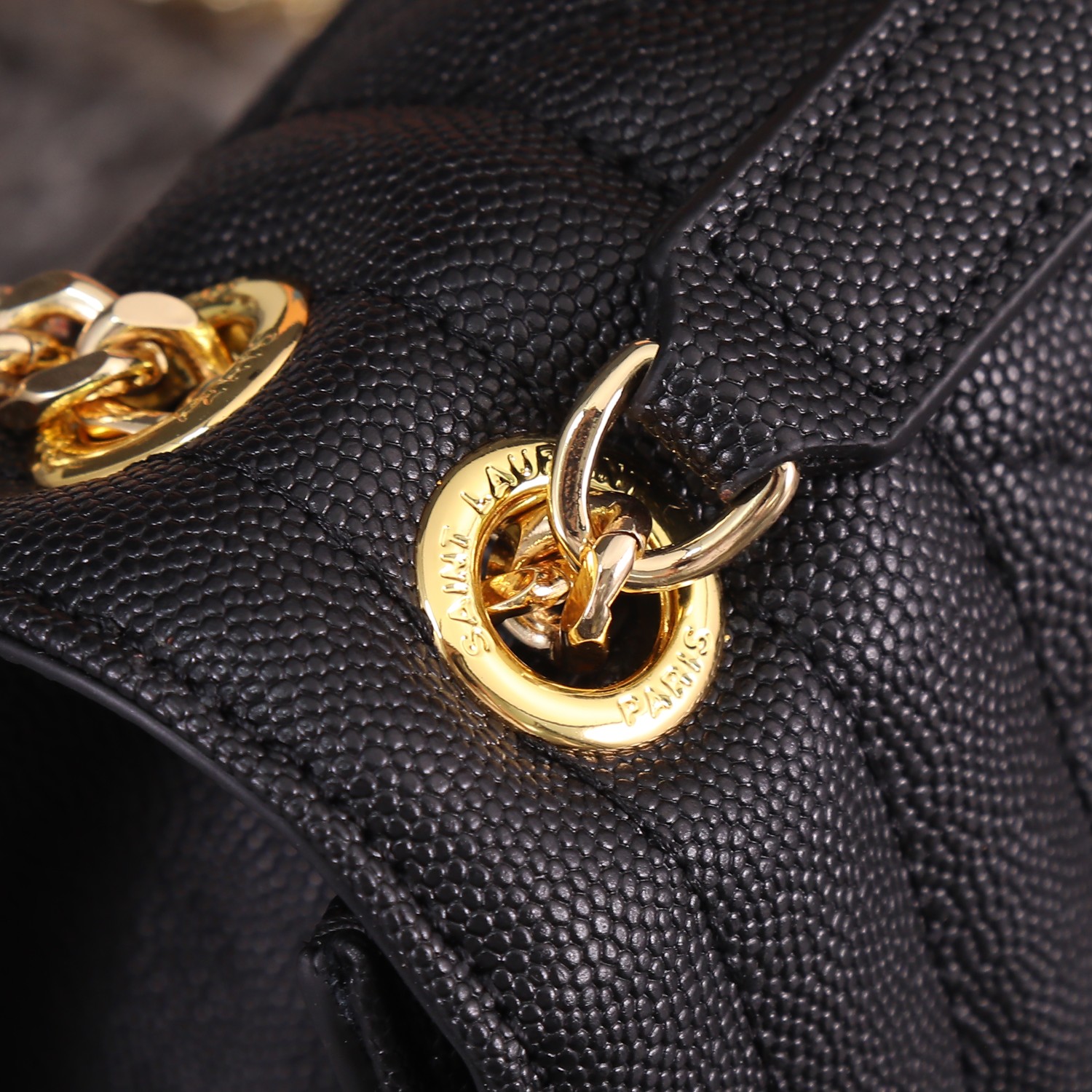 SAINT LAURENT Envelope Medium Bag -Black Bag