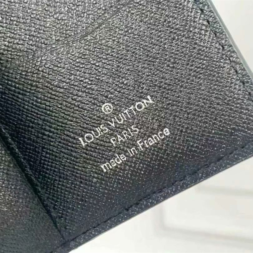 Louis Vuitton Pocket Organizer Black Wallet