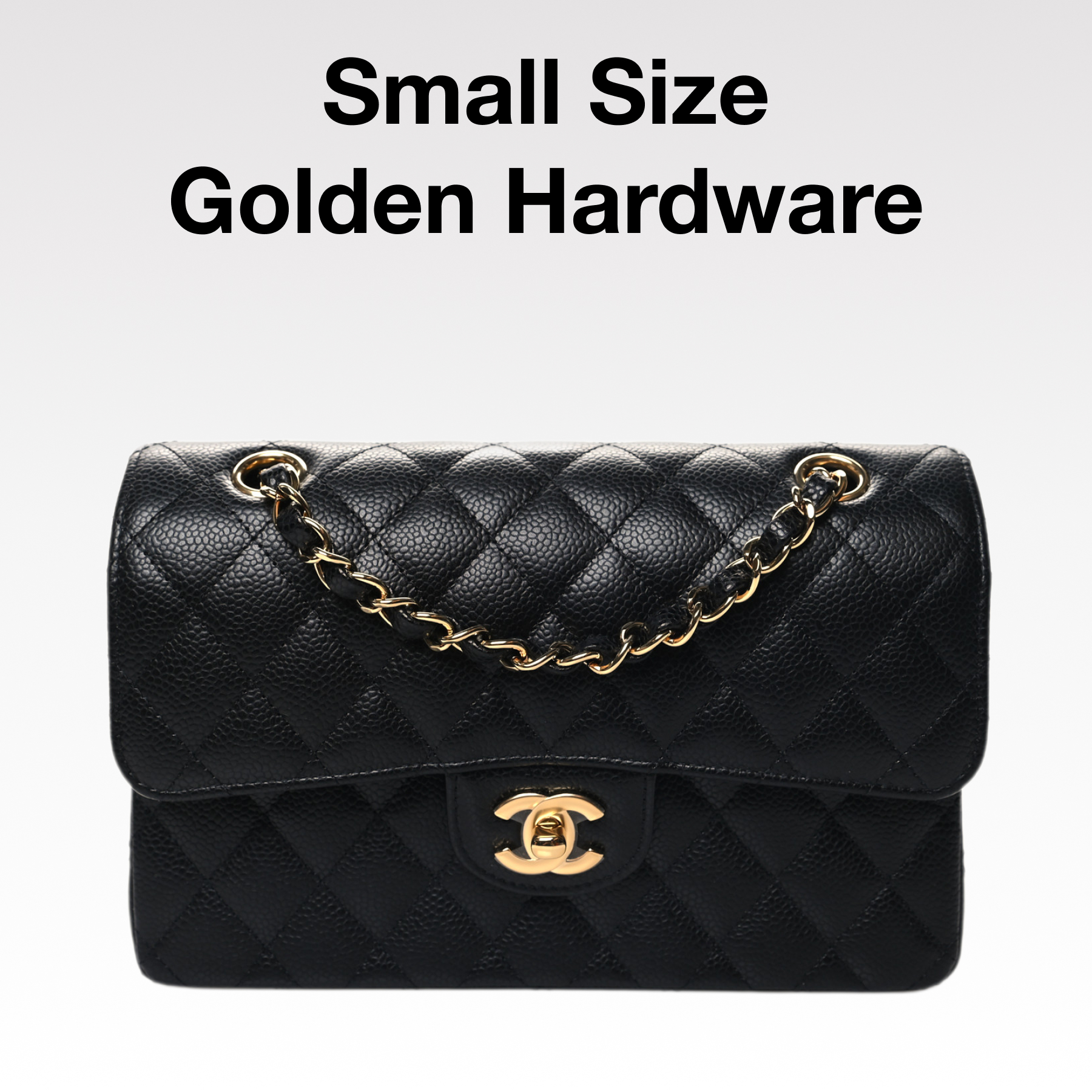 Chanel Classic Flag Bag Jumbo Classic Double Flap Bag Black Caviar Gold Hardware - Bag
