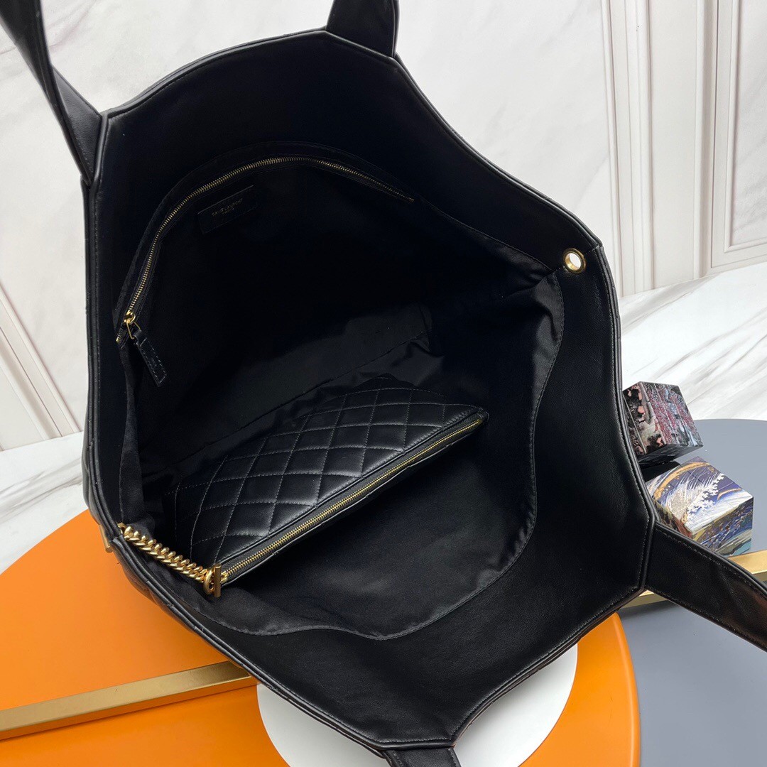 SAINT LAURENT ICARE MAXI SHOPPING BAG IN QUILTED Calfskin - Bag