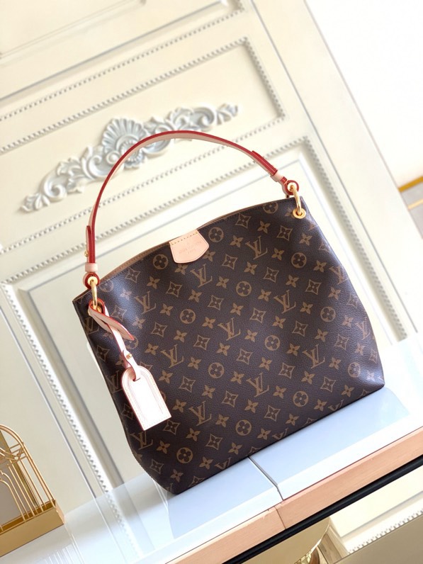 Louis Vuitton Graceful PM Monogram Canvas Shoulder Bag